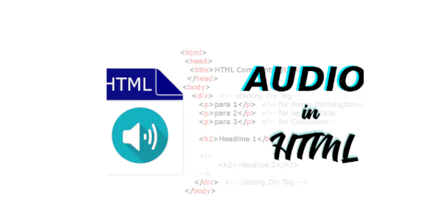 How to Insert Audio in HTML using Notepad | Notepad++