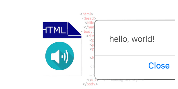 How do you write Hello World in an alert box? [Answered]