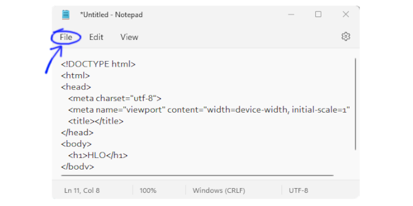 How to Save Notepad as HTML [Answered with Examples]