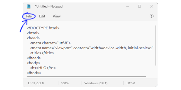 How to Save Notepad as HTML [Answered with Examples]