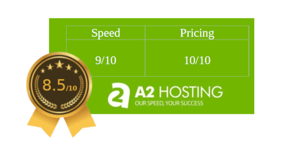 No 5. A2Hosting – Fastest Shared Web Host (Starts from $2.99/mo)